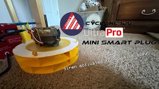 Siren Demonstration of the UltraPro Mini Plugin WiFi smart switch activated from a mile away [upl. by Sebbie]