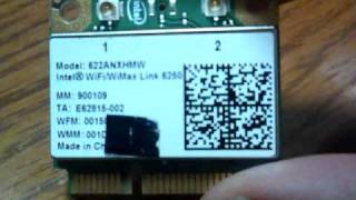 Intel WiMAX ハーフサイズアダプタを比較してみる [upl. by Blessington862]