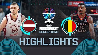 Latvia 🇱🇻 vs Belgium 🇧🇪  Highlights  FIBA EuroBasket 2025 Qualifiers [upl. by Suoivatra930]