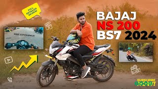 2024 Bajaj Pulser Ns200 ownership review in Telugu [upl. by Adelice]