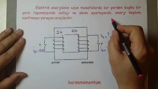 10 dakikada transformatörler konu anlatımı [upl. by Ivzt481]