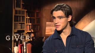 The Giver Brenton Thwaites quotJonasquot Official Movie Interview  ScreenSlam [upl. by Enileoj]