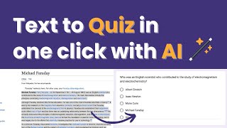 Generate Quiz Questions with AI  Easy Tutorial [upl. by Scott]