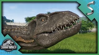 NEW INDORAPTOR DLC INDORAPTOR VS INDOMINUS REX SPINO REX amp GIGA  Jurassic World Evolution E10 [upl. by Bogey]