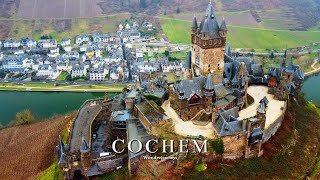 Gothic Castle on a Hill over Wine Town Cochem [upl. by Armat525]