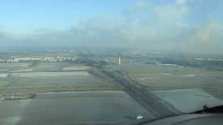 KLM Boeing B747400 Landing Amsterdam Schiphol Cockpit view [upl. by Jt]