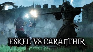 The Witcher 3 Wild Hunt  Eskel vs Caranthir [upl. by Yarased]