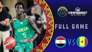 QuarterFinals  Egypt v Senegal  Full Basketball Game  FIBA U18 AfroBasket 2024 [upl. by Lienet]