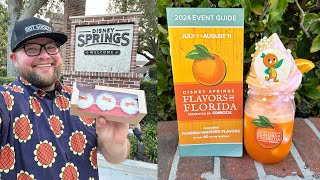 Disney Springs 2024  NEW Flavors Of Florida Festival amp 4th Of July Snacks  Walt Disney World [upl. by Haropizt911]