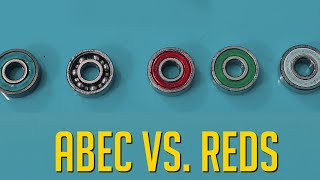 SAIBA TUDO SOBRE ROLAMENTOS DE SKATE ABEC VS REDS [upl. by Rowland917]