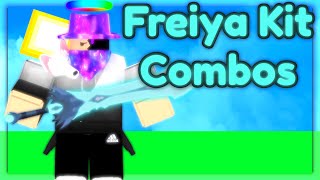 How To Combo With Freiya Kit In Roblox Bedwars [upl. by Akcemat]