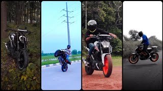 Boys ATTITUDE RIDERs 😎 PRO RIDErS ❌ HEAVY STUNTs⭕ STUNTS RIDERS🖤KTM🧡R15💜NS200❤️DUKE [upl. by Yoong908]