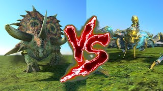 Feral Stegadon VS Tomb Scorpion Total War Warhammer 3 [upl. by Annagroeg]