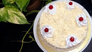 White forest cake recipe in Malayalam  HABOOS KITCHEN [upl. by Welcome]