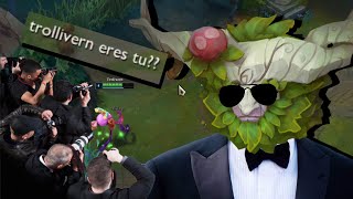 Me reconocen en la partida y no se dejan carrear por el PADRE ARBOL leagueoflegends ivern [upl. by Amihc503]