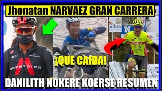 DANILITH NOKERE KOERSE 2021 🔴 RESUMEN 💥💥 Jhonatan NARVAEZ CARRERON 😭😭CAIDA APARATOSA de CAVENDISH [upl. by Genny]