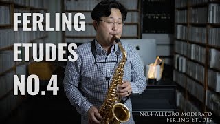 【FERLING 48 Etudes for Saxophone】No4 Allegro moderato  Wonki Lee [upl. by Nats509]