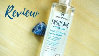 REVIEW  AGUA MICELAR ENDOCARE HYDRACTIVE  LIMPIEZA FACIAL [upl. by Timothee]