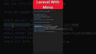 Laravel Minio S3 AWS  Complete Laravel with Minio File Upload for Beginners [upl. by Rehtaeh457]