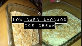 HOME MADE LOW CARB AVOCADO ICE CREAMlowcarbavocadoicecreamhealthyandguiltfreeavocadoicecream [upl. by Almeta593]