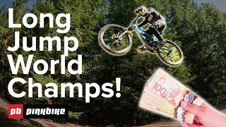 Pinkbike Long Jump World Championships  THE FIRST ONE [upl. by Ahtaela437]