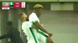 NIGERIA 10 LIBYA GOAL amp EXTENDED HIGHLIGHTS  AFCON 2025 QUALIFIERS [upl. by Asilak]