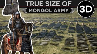 True Size of a Mongol Army  Experience the Endless Horde DOCUMENTARY [upl. by Corell]