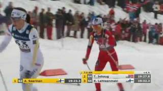 Marit Bjørgen wins 10k classic individual start in the World Championships in Holmenkollen [upl. by Wilonah92]