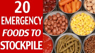 20 Budget Friendly Foods To Stockpile Your Prepper Pantry [upl. by Rutledge]