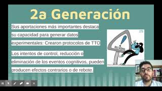 Historia de la terapia cognitiva conductual segunda generación parte 2 [upl. by Leahcym719]