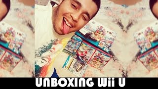 Unboxing Wii U Deluxe 32GB Bundle Super Mario 3D World  Jogos [upl. by Nicholle529]