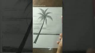 Pencil Shading Scenery Drawing trending drawing easydrawimg shorts pencilsketch [upl. by Accalia]