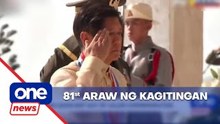 PBBM leads commemoration of 81st Araw ng Kagitingan [upl. by Micco]