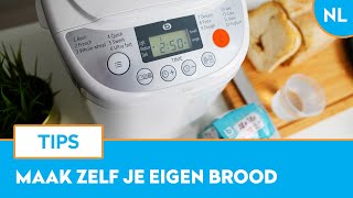 Zelf brood bakken met een broodbakmachine [upl. by Machutte]