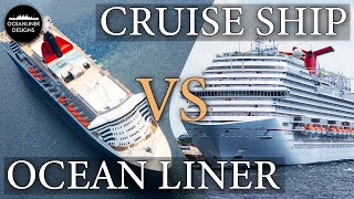 How is an Ocean Liner Different to a Cruise Ship [upl. by Kalina322]