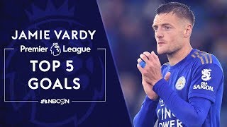 Jamie Vardys top 5 Premier League goals  NBC Sports [upl. by Abrahams]