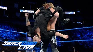 AJ Styles calls out Jinder Mahal for a WWE Championship Rematch SmackDown LIVE Nov 21 2017 [upl. by Balkin]