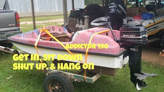 Addictor 190 Mini Speedboat [upl. by Drofub]