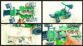 mini John Deere tractor ka gear system kharab ho Gaya 😭 Remote control tractor [upl. by Ahsiekahs]