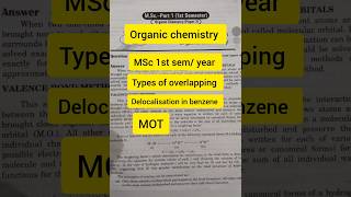 delocalised and localized chemical bondtheory examples mscchemistrynotes shorts [upl. by Marcile]