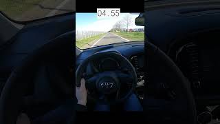 Toyota Aygo X 2023 0100kmh acceleration acceleration [upl. by Sherfield]