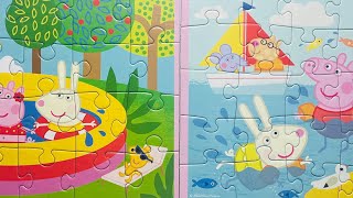 2 x Peppa Pig Jigsaw Puzzles for Kids 🎈 [upl. by Ashmead3]