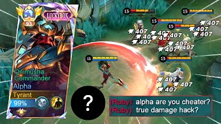 ALPHA INSANE LIFESTEAL amp TRUE DAMAGE 100 BROKEN  NEW BEST BUILD FOR BURST amp SUSTAINABILITY [upl. by Butterworth409]