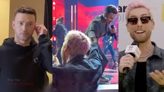 Lance Bass Reacts To Justin Timberlakes 2024 iHeartRadio Awards Performance [upl. by Ytsur546]