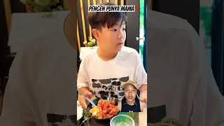 PENGEN PUNYA MAMA⁉️ food leonatafamily foodie mukbang family eating comedy funny music [upl. by Ner104]