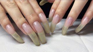 ASMR Tapping amp Scratching with my LONG NATURAL NAILS🤍 [upl. by Demeter]