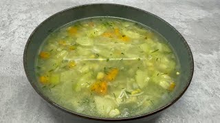 Zucchini corn soup  Кабачковый кукурузный суп [upl. by Sivek]