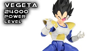 SH Figuarts VEGETA 24000 Power Level Dragon Ball Z Action Figure Review [upl. by Llemrej918]