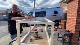 MAKING THE BENCH SEAT amp TOILET AREA CAMPERVAN CONVERSION [upl. by Mukerji856]