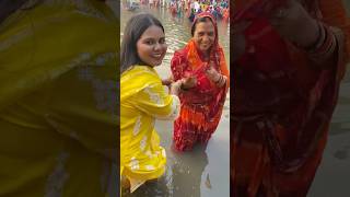 Chath ghat pe hogyi ladai 🤬😤 ytshorts minivlog chathpuja trending bihar [upl. by Siger548]